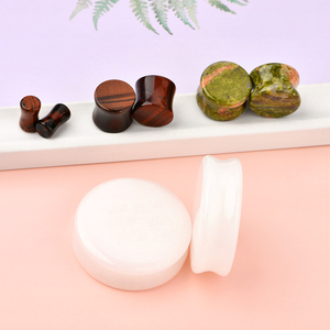 Bán Sỉ Bộ Dụng Cụ Kéo Căng Tai Pug Bằng Đá Tự Nhiên Nút Tai Dụng Cụ Kéo Giãn Nở Khuyên Nong Tai - Product Image 4