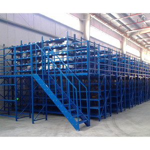 Système de rayonnage en acier pour mezzanine avec <span class=keywords><strong>escalier</strong></span> pour entrepôt de stockage d'articles de sport et d'équipements de <span class=keywords><strong>fitness</strong></span> - Product Image 4