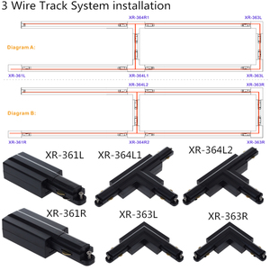 Bán buôn Spotlight theo dõi 3 Dây <span class=keywords><strong>Single</strong></span> phase chiếu sáng theo dõi LED Spotlight chiếu sáng theo dõi hệ thống - Product Image 6
