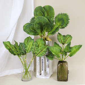 Foglie Artificiali in PU: Palma Ventilata, Calla, Banana, Uccello <span class=keywords><strong>del</strong></span> <span class=keywords><strong>Paradiso</strong></span> - Materiali Floreali per Decorazioni Nordiche da Interni - Product Image 3