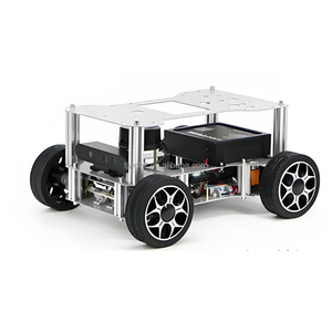 Plate-forme de châssis de robot à fil d'entraînement de direction <span class=keywords><strong>Ackermann</strong></span> avec système de suspension indépendant prenant en charge la conduite télécommandée - Product Image 5