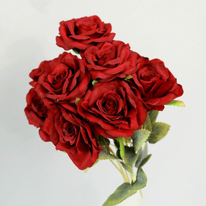 Usine Offre Spéciale 200cm mariage fausse soie coureur grand soie artificielle Rose rouge Lotus coureur pour Pâques noël dos école - Product Image 1