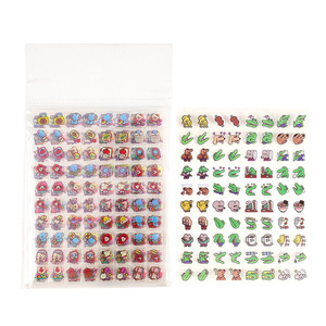 Little Nose <b>Sticker</b> Set Round Waterproof Cartoon Decor For Kids Girls Mini Nail Art Gift <b>Pack</b> Random 5 <b>Packs</b> - Product Image 5