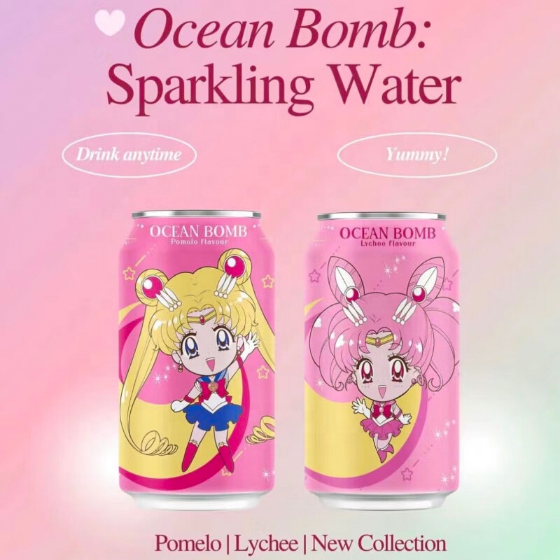 セーラームーンカフェ　台湾　携帯スプレーボトル　5個セット　コンプセット セーラームーンカフェ 台湾 携帯スプレーボトル 5個セット