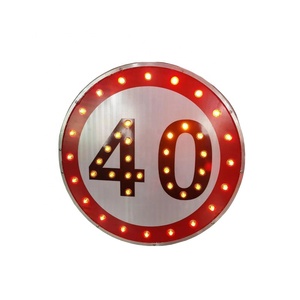 سبائك الألومنيوم تعمل بالطاقة الشمسية تصميم دائري سرعة 40 محدودة - Product Image 1