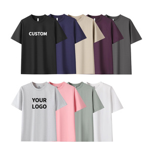 เสื้อยืดโอเวอร์ไซส์ ผ้าฝ้าย 100% เนื้อหนา พรีเมียม แฟชั่น ลายนูน เรียบง่าย สกรีนลายได้ตามสั่ง สำหรับผู้ชายและผู้หญิง สไตล์ลำลอง - Product Image 4