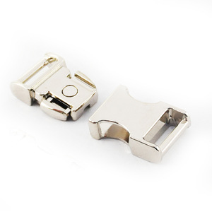 Boucle métallique pour animaux de compagnie 10 mm à verrouillage automatique en alliage de zinc argenté, boucle réglable pour sangles de sacs, ceintures, sacs à dos et accessoires vestimentaires - Product Image 2