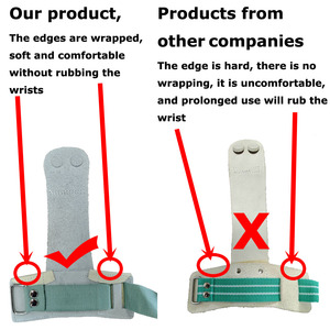Poignées de gymnastique souples pour femmes, protège-poignets et paumes anti-frottement pour barres asymétriques, balançoires géantes, haltérophilie et musculation - Product Image 6