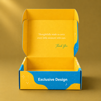 Boîte d'expédition cosmétique personnalisée avec logo OEM, emballage en carton ondulé pour cosmétiques, boîte postale en papier