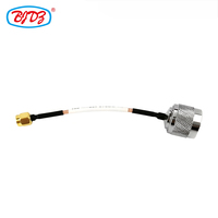Câble d'extension coaxial RF Pigtail assemblé pour usine, 50 Ohms, avec connecteurs SMA/N Type/BNC/UHF/TNC/SMB/SMC/SMP pour câbles RG316, RG178, RG400, RG142