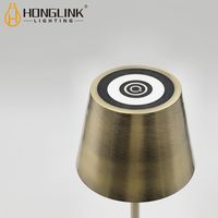 Lampe de table LED sans fil rechargeable à commande tactile, lumière d'ambiance décorative personnalisée pour chambre à coucher