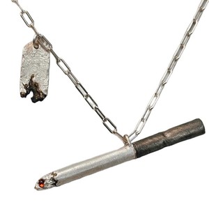 Elegante Collar <span class=keywords><strong>con</strong></span> Colgante de Cigarrillos en Llama para Hombres y Mujeres, Collares Unisex, Joyería - Product Image 5
