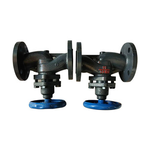U41S-16 Flanged Plunger Valve Cast Iron 4 Inch High Temperature Steam Manual Angle Valve - Product Image 2