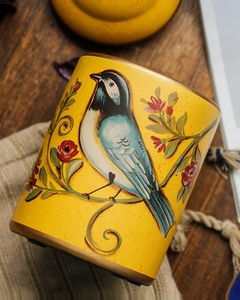 Decorative Storage Vintage <strong>Ceramic</strong> Kitchen Jars Storage Jars Retro Tea Candy Jar Tin Sugar Cans Organizer Paint Storage Tanks - Product Image 5