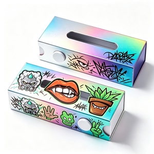 Boîte coulissante en carton personnalisée avec système de verrouillage Push-Turn, résistante aux enfants, pour emballage de cartouches - Product Image 3