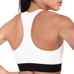 Soutien-gorge de sport haute performance OEM, blanc premium, séchage rapide et infroissable, soutien-gorge sexy pour pom-pom girl avec fonction respirante, taille plus - Product Image 6