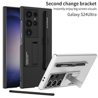 Pour Samsung S24 Ultra Model Pro Case Hard Shell S23 Ultra Capacitive Pen PC Fall Protection Cover avec Durable Shell