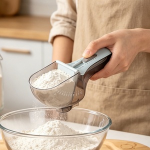 Cuchara Medidora Magnética Ajustable al por Mayor, de Plástico PS de Grado Alimenticio, Cuchara Medidora Inteligente que Ahorra Espacio, Báscula de Cocina para Leche - Product Image 3