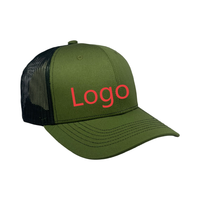 Casquettes de baseball ajustées personnalisées avec patch brodé 3D en polyester, casquette de camionneur camouflage en toile maillée pour l'extérieur