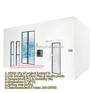 Salle blanche <span class=keywords><strong>de</strong></span> pharmacie conforme aux normes GMP, facile à installer, durable, avec mécanisme MGO SIP, panneau sandwich en <span class=keywords><strong>laine</strong></span> <span class=keywords><strong>de</strong></span> roche - Product Image 6