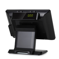 Distributeur automatique de collations pos moniteur à écran tactile capacitif aio tout-en-un distributeurs automatiques de nourriture