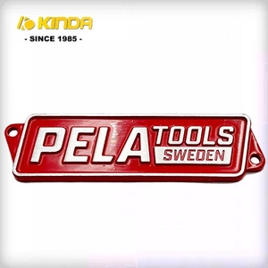 Placa de identificación en relieve 3D de <span class=keywords><strong>plata</strong></span> de Metal personalizada de alta calidad Placa de nombre de logotipo de aluminio anodizado cepillado para etiqueta de activo - Product Image 5