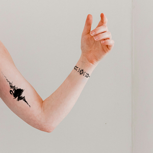 Adesivi per <span class=keywords><strong>Tatuaggi</strong></span> Temporanei con Inchiostro a Base di Succo di Piante, Impermeabili, Semi-Permanenti, Arte Corporea per Uomini <span class=keywords><strong>e</strong></span> Donne, Stencil per <span class=keywords><strong>Tatuaggi</strong></span> - Product Image 3