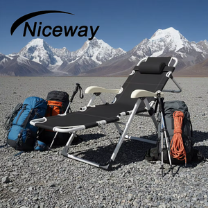 Silla de Gravedad Cero Plegable de Lujo para Exteriores, Ajustable, para Descanso y Camping, en Varios Tamaños, Venta al Por Mayor - Product Image 1