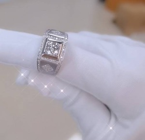 High on Demand Moissanite Diamond <b>Ring</b> for <b>Men</b> Perfect for Weddings Engagements and Gifts Available In Bulk Quantity - Product Image 1