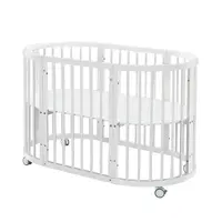 solid wood Baby Cribs round bed multi function splicing bed