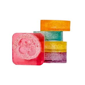 Jabón <span class=keywords><strong>casero</strong></span> de marca privada, jabón blanqueador de lujo, vaso Kójico, jabón de Aloe, aceite esencial de limón, <span class=keywords><strong>lavanda</strong></span>, loofah, novedad de 2022 - Product Image 1