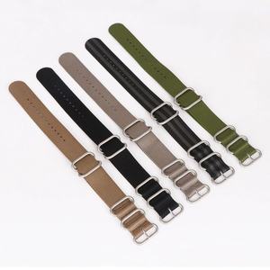 Bracelet de <span class=keywords><strong>montre</strong></span> réglable multicolore en nylon avec boucle ardillon, 18mm 20mm 22mm 24mm, rayé, étanche, accessoires de <span class=keywords><strong>montre</strong></span> pour homme et femme - Product Image 2