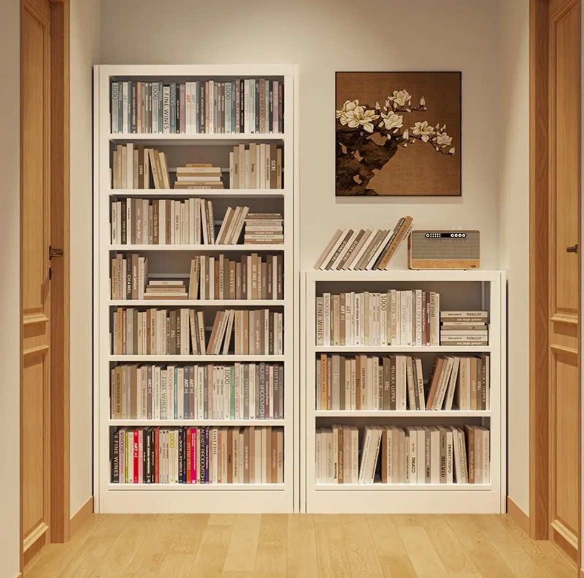 Children's Home Library Bookcase Preschool Library Furniture with Oven Bookshelf Floor Bookcase by Room Mall