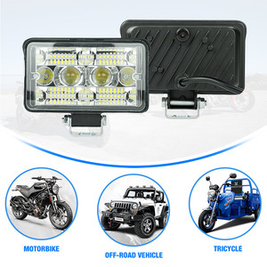 LIUHJG Custom 2 LED Lens Waterproof 12-80V Bright White Front Headlight Driving Lamp Motorcycle Work Led Light for Truck - Product Image 4