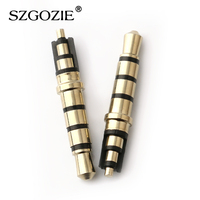 Connecteur Jack Audio Stéréo 3,5 mm 4 Pôles Mâle pour Écouteurs (BSC)