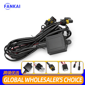 <b>H4</b> One To Two Waterproof Wiring Harness 1 Meter IP65 For Automobile LED HID Headlight Copper Core PVC Insulation - Product Image 2