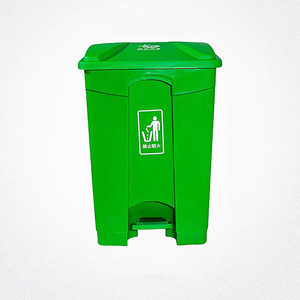40L plastic outdoor recycle bin trash bin can for waste sorting