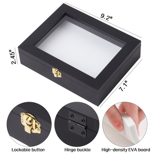 Bán buôn tùy chỉnh kích thước khung ảnh 4x6 6x8 8x10 A4 sáng tạo <span class=keywords><strong>DIY</strong></span> Hoa Khô 3D gỗ bóng hộp khung - Product Image 4