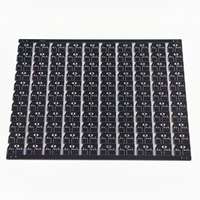 Manufacturer OEM High Density FR-4 PCB 100-Up Panel Black Solder Mask Custom Electronic Circuit Board 1-5 oz Copper 0.6-3.0mm