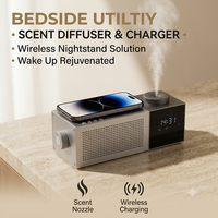 Crearoma X-AIR, haut-parleur intelligent, diffuseur de parfum musical, télécommande BT, diffuseur d'huiles essentielles sans eau pour maisons et villas de luxe