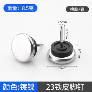 GQK GW2581807 Protectores de Muebles de Goma Resistente y Hierro de Doble Capa para Sillas y Sofás, Elevados, Resistentes a la Humedad, Mejorados - Product Image 2