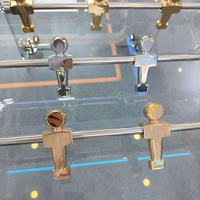 Table de football de luxe en verre de style italien, design personnalisé, directement de l'usine, professionnelle, pour l'extérieur, en cristal, Tavolo Da Calcio