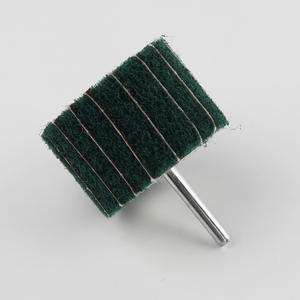 Cabezal de pulido abrasivo tipo disco con almohadilla de fregado, rueda de pulido de fibra de nailon, abrasivo reforzado para trefilado - Product Image 2