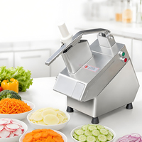 Machine à couper les légumes multifonctionnelle, trancheuse, hachoir et coupe-dés à oignons et pommes de terre, avec 8 lames, pour la préparation en cuisine de restaurant