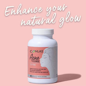 OEM Hizmeti Doğal Akne Temel Ürünleri Vegan Kapsüller <span class=keywords><strong>Anti</strong></span> AKNE Kapsülü En Çok Satan Yüz Serumu AKNE Lekeleri Kapsülü - Product Image 3