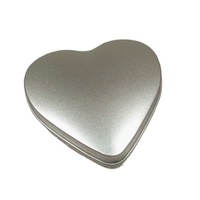 Boîte en métal décorative en forme de cœur pour emballage de bonbons de mariage, boîte en métal pour chocolat, boîtes en métal