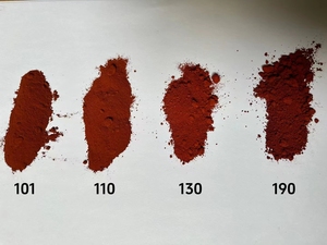 Mẫu Miễn Phí Fe2o3 Sắc Tố Bột Màu Đỏ Oxit Sắt H130 130 110 190 Bê Tông Màu Đỏ Oxit Sắt Sắc Tố Cho Xi Măng Gạch Lát - Product Image 4