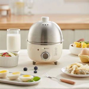 Cuiseur à œufs Bear ZDQ-B07C3 en acier inoxydable 304, mini-cuiseur vapeur électrique à arrêt automatique pour usage domestique - Product Image 1