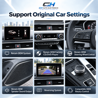 Pour Audi A4 A4L A5 S5 B9 2017-2022 Écran intelligent HD Linux 12,3 pouces CarPlay sans fil Android Auto GPS Navi Lecteur DVD