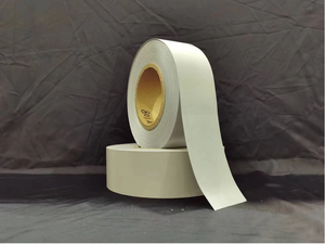 Coudre sur <span class=keywords><strong>His</strong></span> <span class=keywords><strong>Dark</strong></span> TC Light Sliver Tissu réfléchissant Bande Stripes Matériaux pour vêtements - Product Image 2